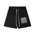 BLACK VINTAGE MESH SHORTS