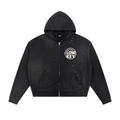 BLACK VINTAGE ZIP-UP